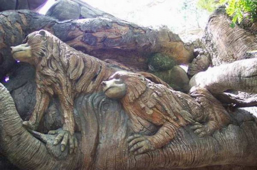 Carved Tree