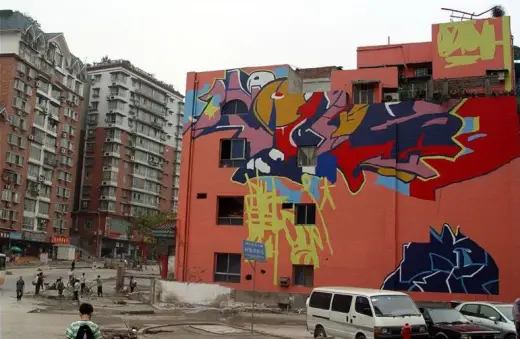 Chinese Graffiti Street