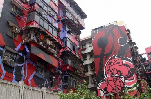 Chinese Graffiti Street