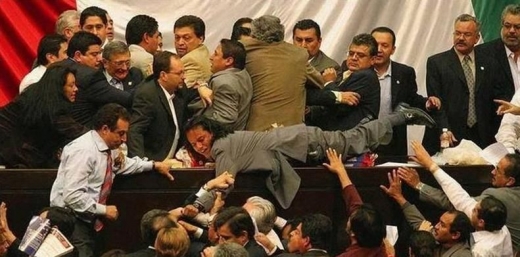 Crazy Parliament Brawl