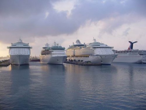 Massive Cruise Ships