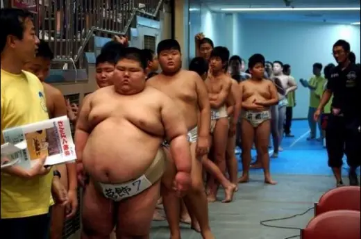 Young Sumo Wrestlers