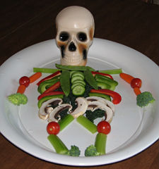 Halloween Veggie Platters