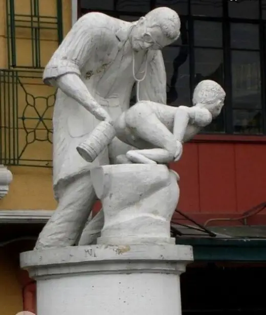 Poop Bucket Statue