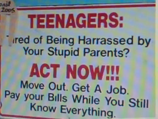 Teenagers..Act Fast