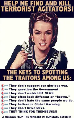 Homeland Security Spoof Posters