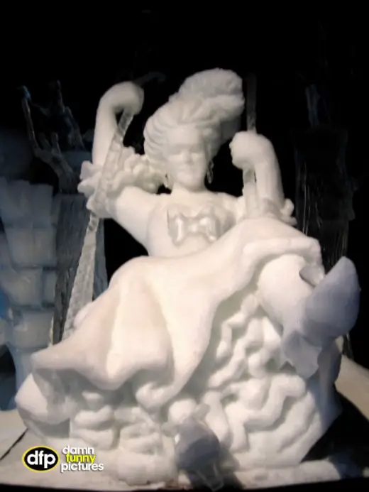 Ice Sculptures From The Olympics