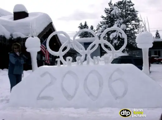 Ice Sculptures From The Olympics