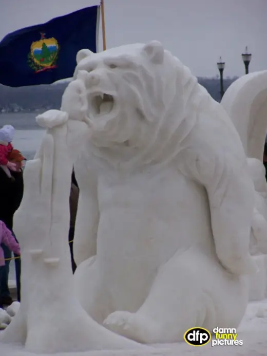 Ice Sculptures From The Olympics