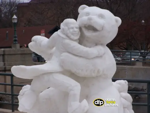 Ice Sculptures From The Olympics