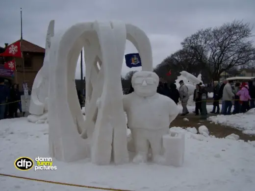 Ice Sculptures From The Olympics