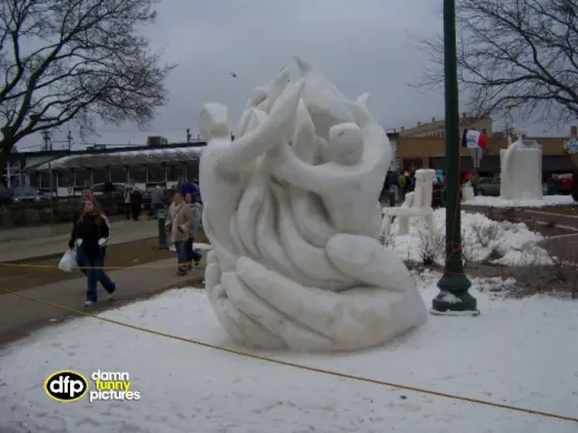 Ice Sculptures From The Olympics