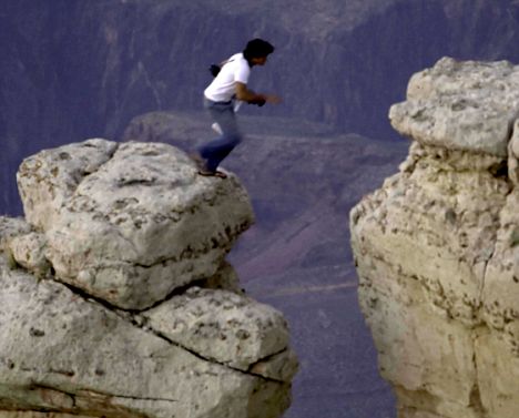 Insane Canyon Leap