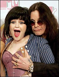Ozzy Osbourne Grabs His Daughters Boob