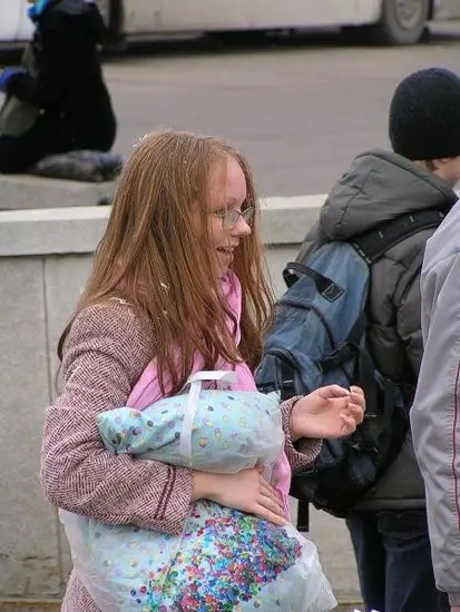 Pillow Fight Flash Mob