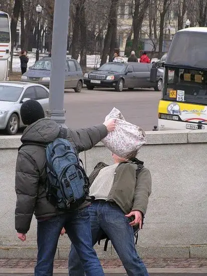 Pillow Fight Flash Mob