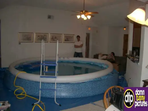 Indoor Pool Party