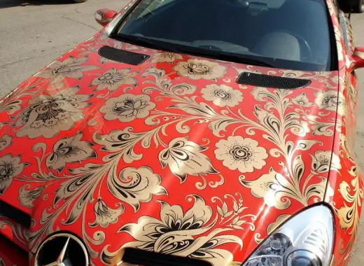 Russian Painted Car