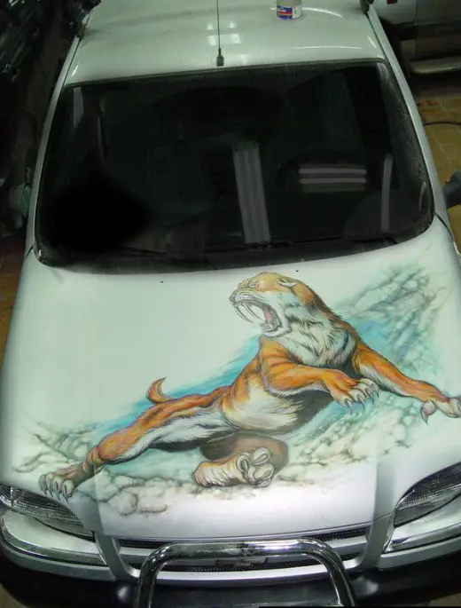 Russian Painted Car