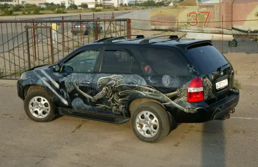 Russian Painted Car