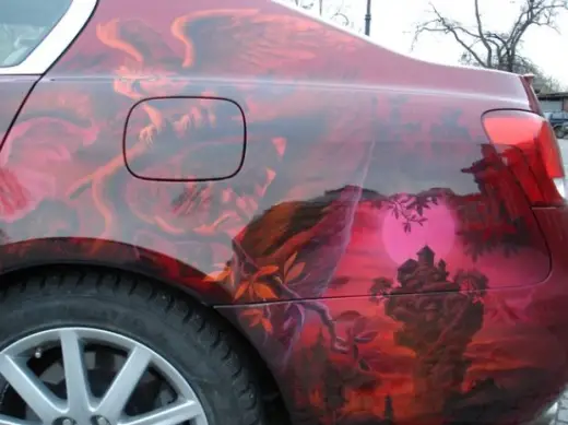 Russian Painted Car