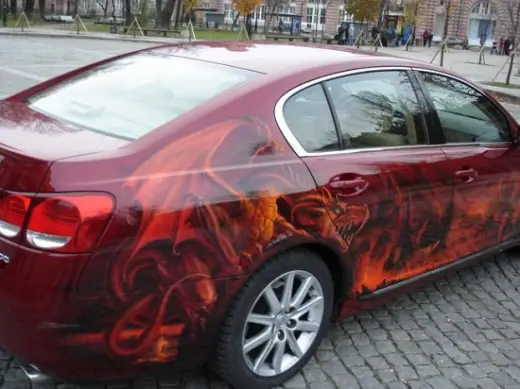 Russian Painted Car