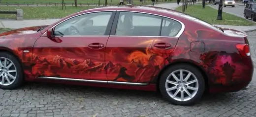 Russian Painted Car