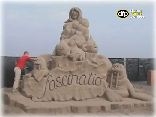 Cool Sand Sculptures