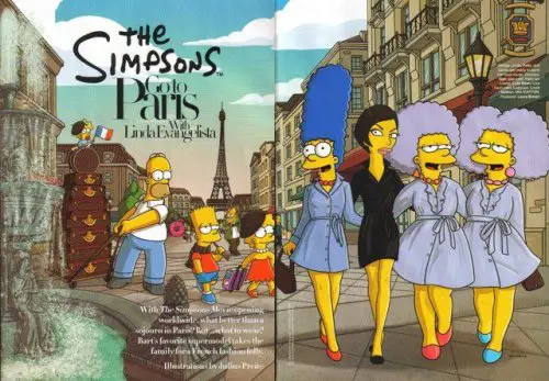 Simpsons Fashion Show