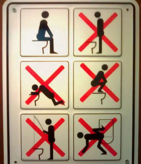Japanese Toilet Rules