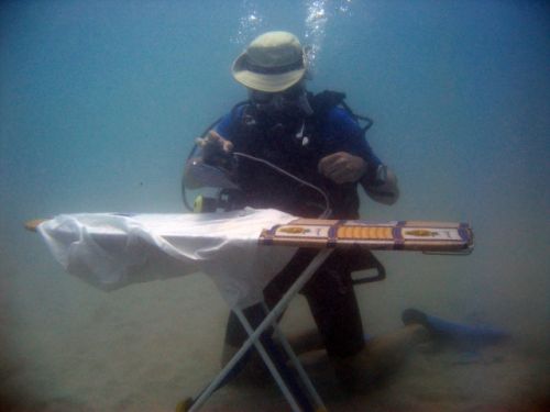 Underwater Ironing