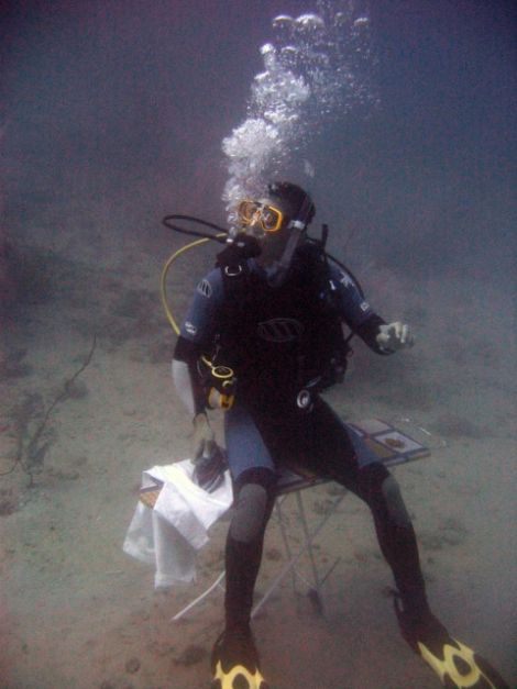 Underwater Ironing