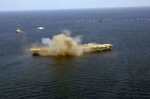 USS Oriskany Sinking