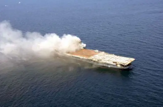 USS Oriskany Sinking