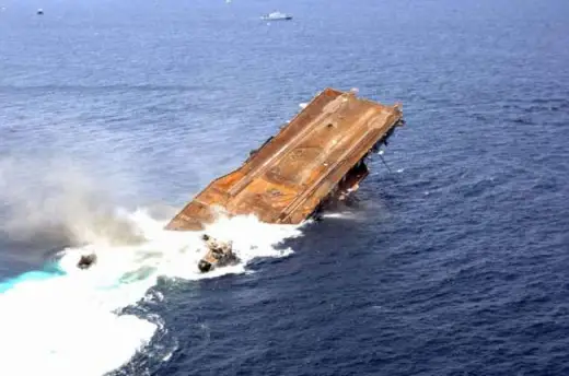 USS Oriskany Sinking