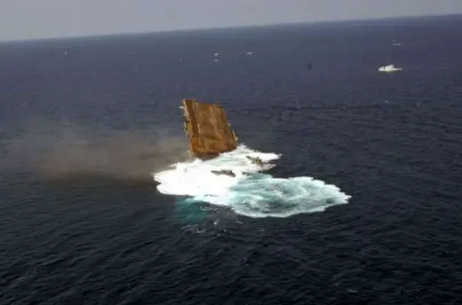 USS Oriskany Sinking