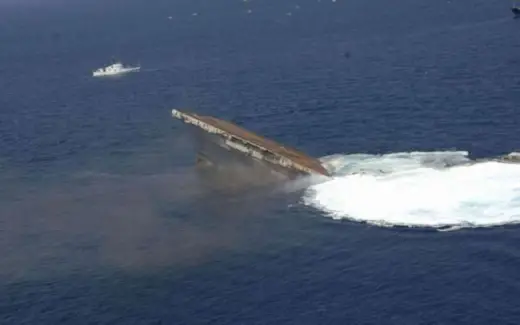 USS Oriskany Sinking