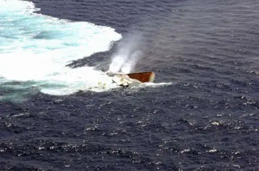 USS Oriskany Sinking