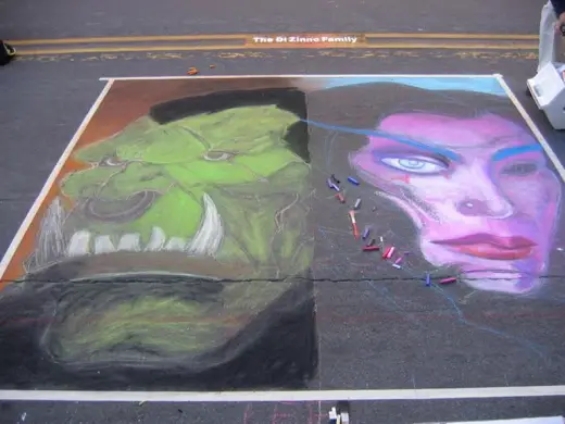 Warcraft Chalk Art