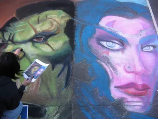 Warcraft Chalk Art