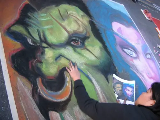 Warcraft Chalk Art