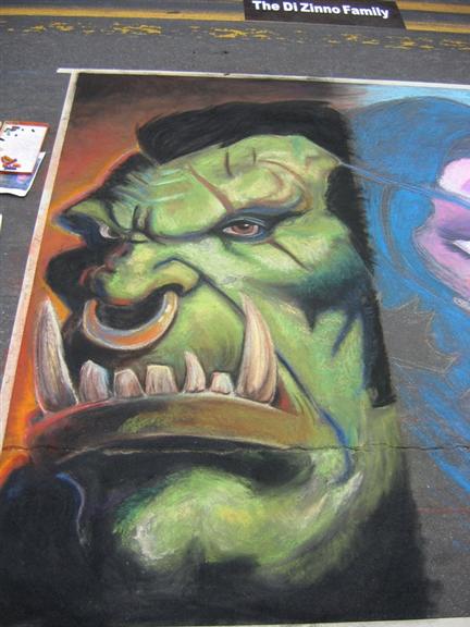 Warcraft Chalk Art