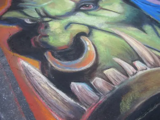 Warcraft Chalk Art