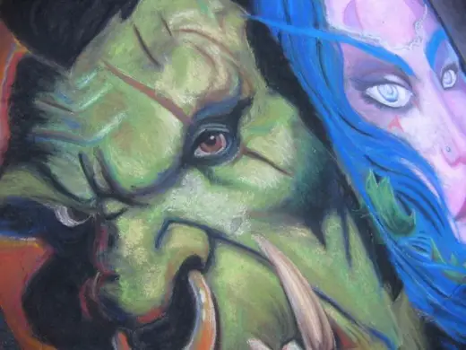 Warcraft Chalk Art